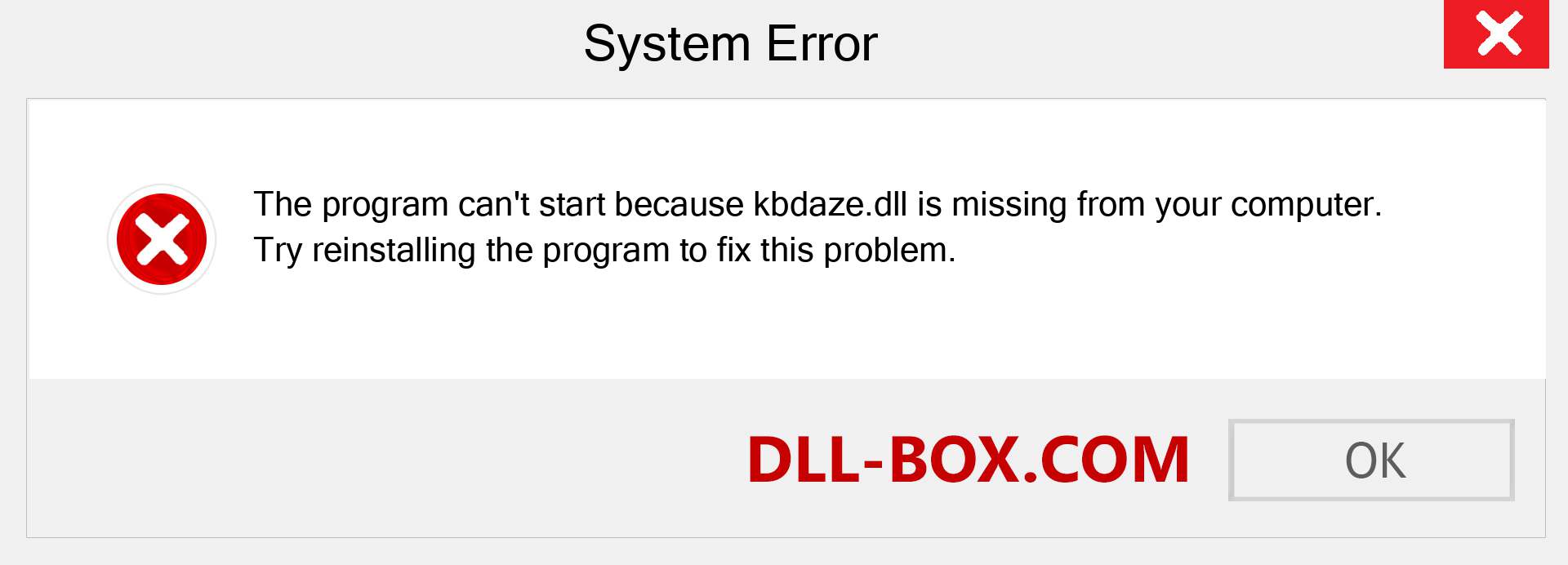  kbdaze.dll file is missing?. Download for Windows 7, 8, 10 - Fix  kbdaze dll Missing Error on Windows, photos, images